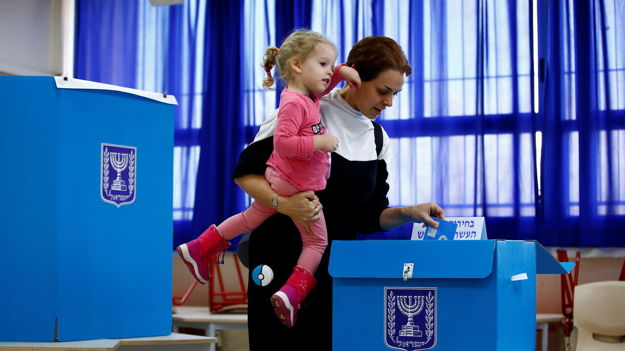 ISRAEL-ELECTION/VOTING A woman casts her ballot as she votes in Israel's national election at a polling station in Tel Aviv, Israel March 2, 2020. REUTERS/Corinna Kern - RC2MBF9DATS2