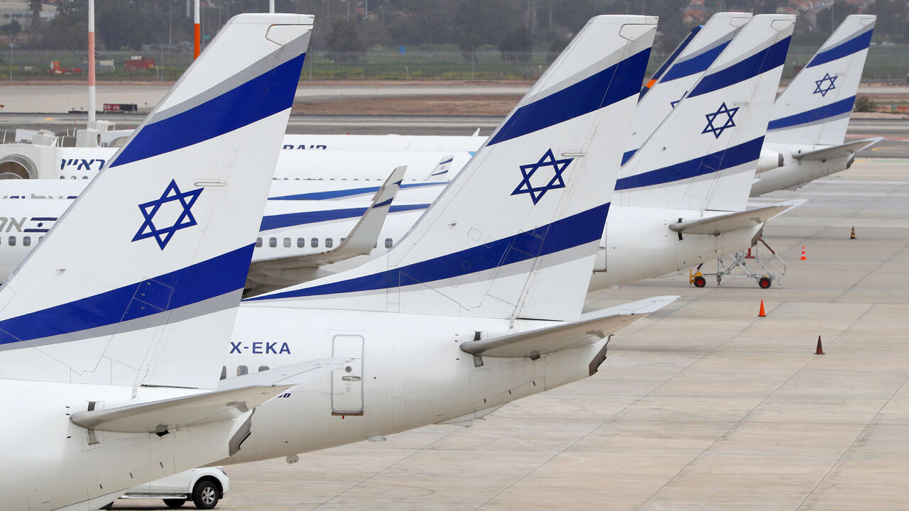 1206356883 Israel's El Al Airlines Boeing 737 are pictured on the tarmac at Ben Gurion International Airport near Tel Aviv, on March 10, 2020 amid major restrictions on travellers from several countries. - Israel imposed a two-week quarantine on all travellers entering the country, Prime Minister Benjamin Netanyahu said, toughening already significant travel restrictions. (Photo by JACK GUEZ / AFP) (Photo by JACK GUEZ/AFP via Getty Images)
