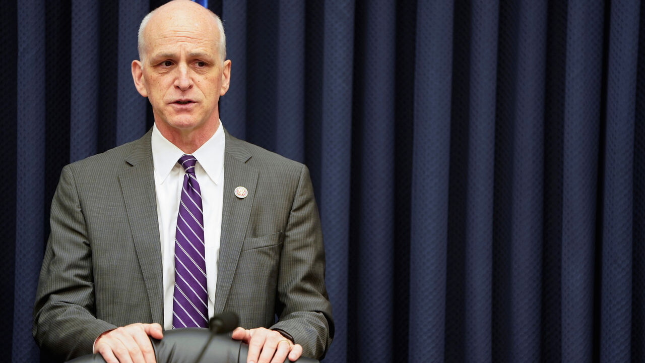 USA-CONGRESS/ Chairman of the House Armed Forces Committee Adam Smith (D-WA) awaits the arrival of Acting U.S. Secretary of Defense Patrick Shanahan and Chairman of the Joint Chiefs of Staff General Joseph Dunford to testify on the Fiscal Year 2020 National Defense Budget Request from the Department of Defense on Capitol Hill in Washington, U.S., March 26, 2019. REUTERS/Joshua Roberts - RC1BF79E5F30