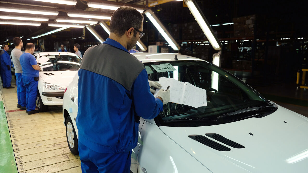 1217104854 TEHRAN, IRAN - FEBRUARY 20, 2020: The final inspections are made on a Peugoet 206 car in the production line of Iran Khodro Car Factory on February 20, 2020 in Tehran, Iran. (Photo by Kaveh Kazemi/Getty Images)