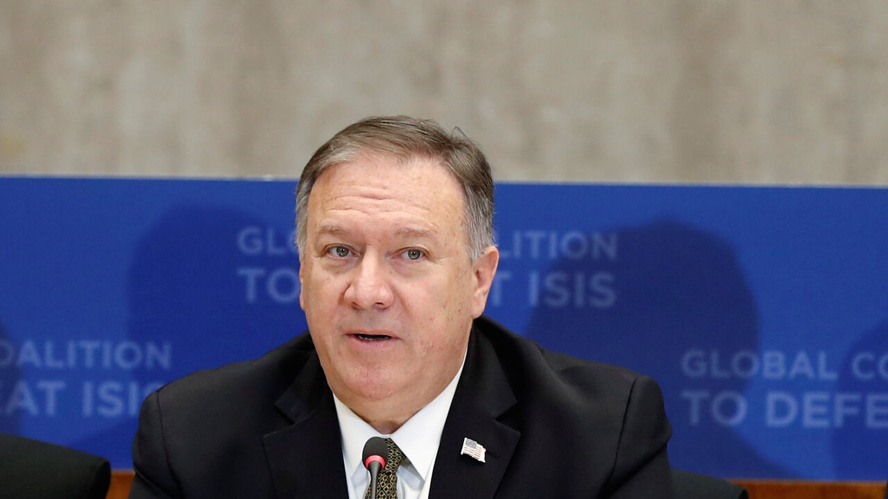 U.S. Secretary of State Mike Pompeo attends the Global Coalition to Defeat ISIS Small Group Ministerial at the State Department in Washington, U.S., November 14, 2019. REUTERS/Yara Nardi - RC24BD9GBEFV
