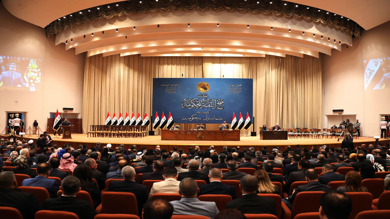 1052979638 The Iraqi parliament votes on the new Iraqi government, headed by Adel Abdul Mahdi, October 24, 2018 in Baghdad. - The Iraqi parliament on Thursday approved 14 new cabinet ministers proposed by prime minister-designate Adel Abdel Mahdi, even as key portfolios such as defence and interior affairs remain unassigned, an official said. A total of 220 lawmakers out of 329 elected in May to a deeply divided parliamant, approved Mahdi's 14 picks, including for the ministries of foreign affairs, finances, and petro