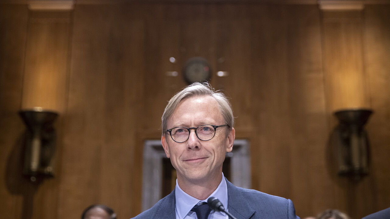 1181449603 WASHINGTON, DC - OCTOBER 16: Brian Hook State Department Special Representative for Iran testifies during the Senate Foreign Relations Committee Holds Hearing On US-Iran Policy on October 16, 2019 in Washington, DC. (Photo by Tasos Katopodis/Getty Images)