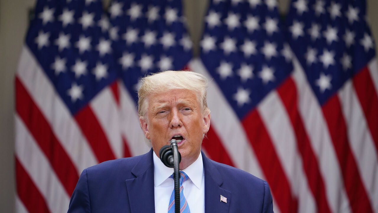 1228774933 US President Donald Trump speaks on Covid-19 testing in the Rose Garden of the White House in Washington, DC on September 28, 2020. (Photo by MANDEL NGAN / AFP) (Photo by MANDEL NGAN/AFP via Getty Images)