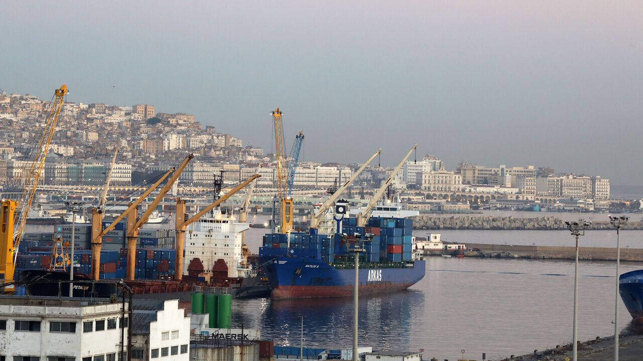 886938710 A general view shows the port of Algiers on December 6, 2017. (Photo by LUDOVIC MARIN / AFP) (Photo credit should read LUDOVIC MARIN/AFP via Getty Images)