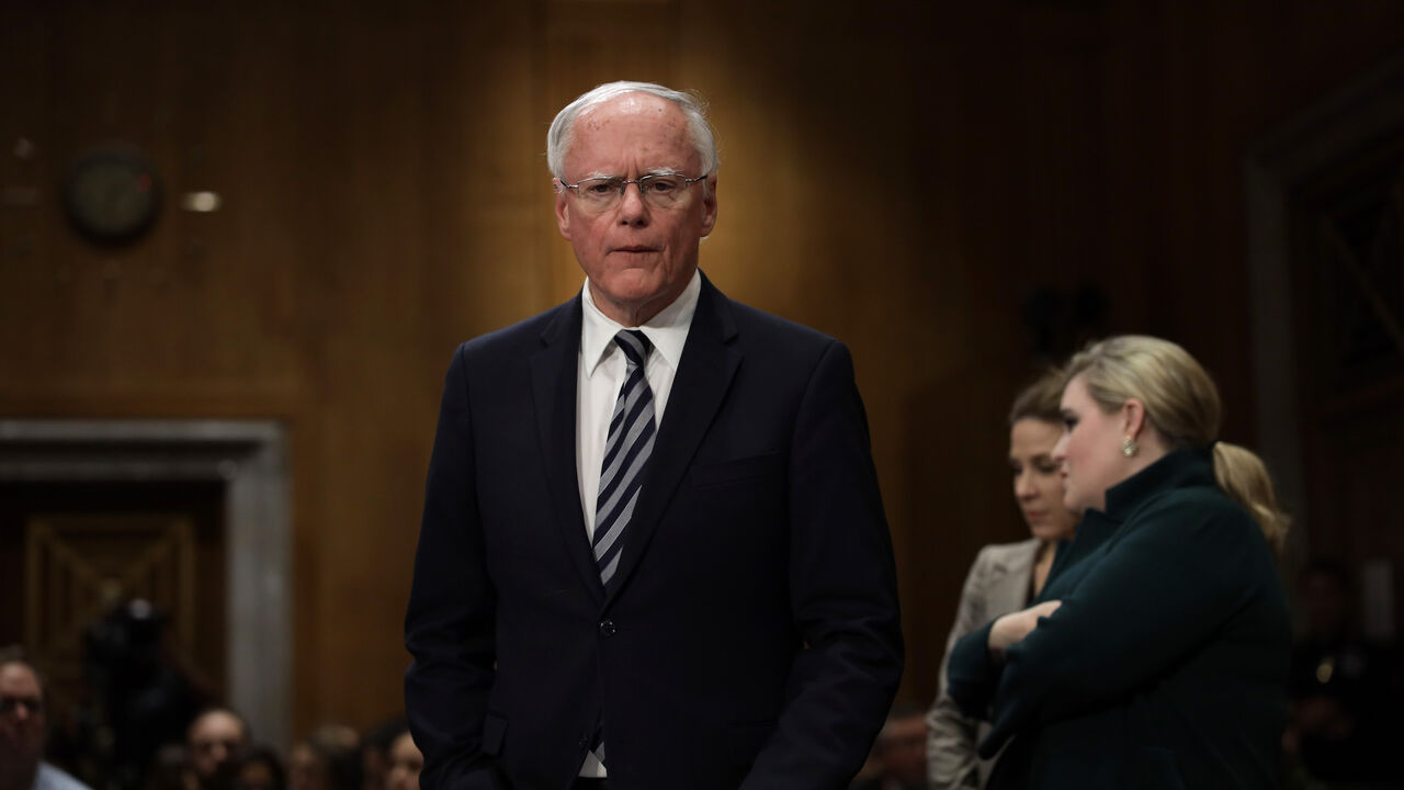 1182728118 WASHINGTON, DC - OCTOBER 22: James Jeffrey, State Department special representative for Syria engagement and special envoy to the Global Coalition to Defeat ISIS, waits for the beginning of a hearing before Senate Foreign Relations Committee October 22, 2019 on Capitol Hill in Washington, DC. The committee held a hearing on "Assessing the Impact of Turkey's Offensive in Northeast Syria." (Photo by Alex Wong/Getty Images)