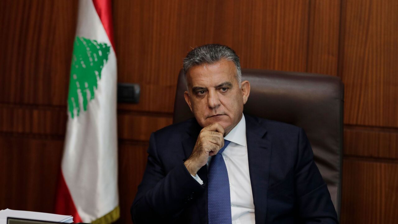 1228661941 The influential head of Lebanon's General Security apparatus, Abbas Ibrahim, is pictured during an interview at his office in the capital Beirut on July 22, 2020. (Photo by ANWAR AMRO / AFP) (Photo by ANWAR AMRO/AFP via Getty Images)