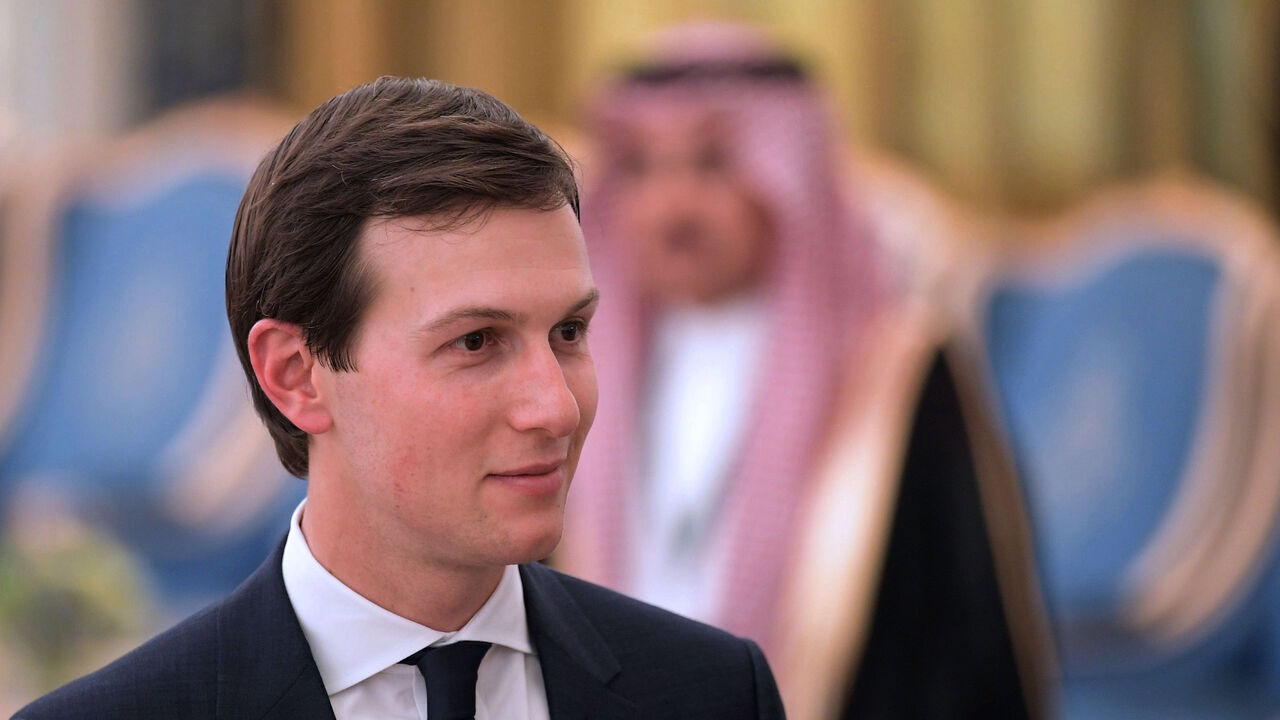 685917262 Jared Kushner is seen at the Royal Court after US President Donald Trump received the Order of Abdulaziz al-Saud medal in Riyadh on May 20, 2017. (Photo by MANDEL NGAN / AFP) (Photo credit should read MANDEL NGAN/AFP via Getty Images)