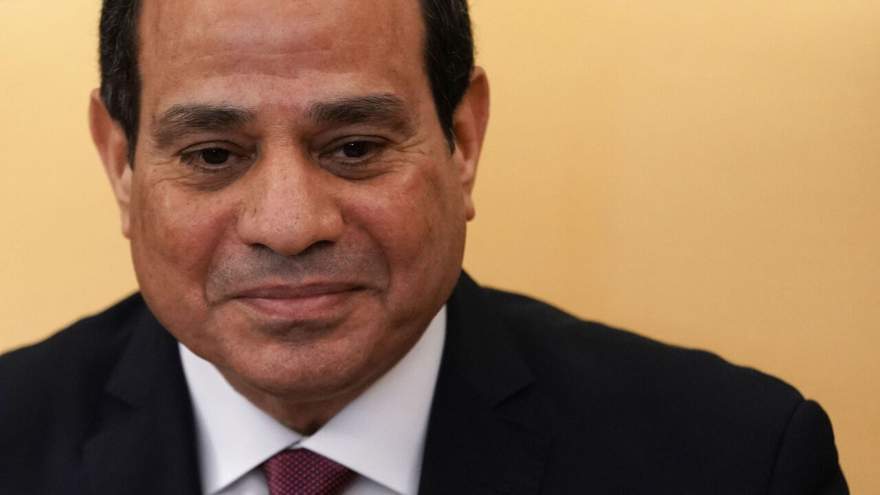 1141492952 WASHINGTON, DC - APRIL 09: Egyptian President Abdel-Fattah el-Sisi listens during a meeting with U.S. President Donald Trump in the Oval Office of the White House April 9, 2019 in Washington, DC. President El-Sisi is visiting Washington for bilateral talks with President Trump. (Photo by Alex Wong/Getty Images)