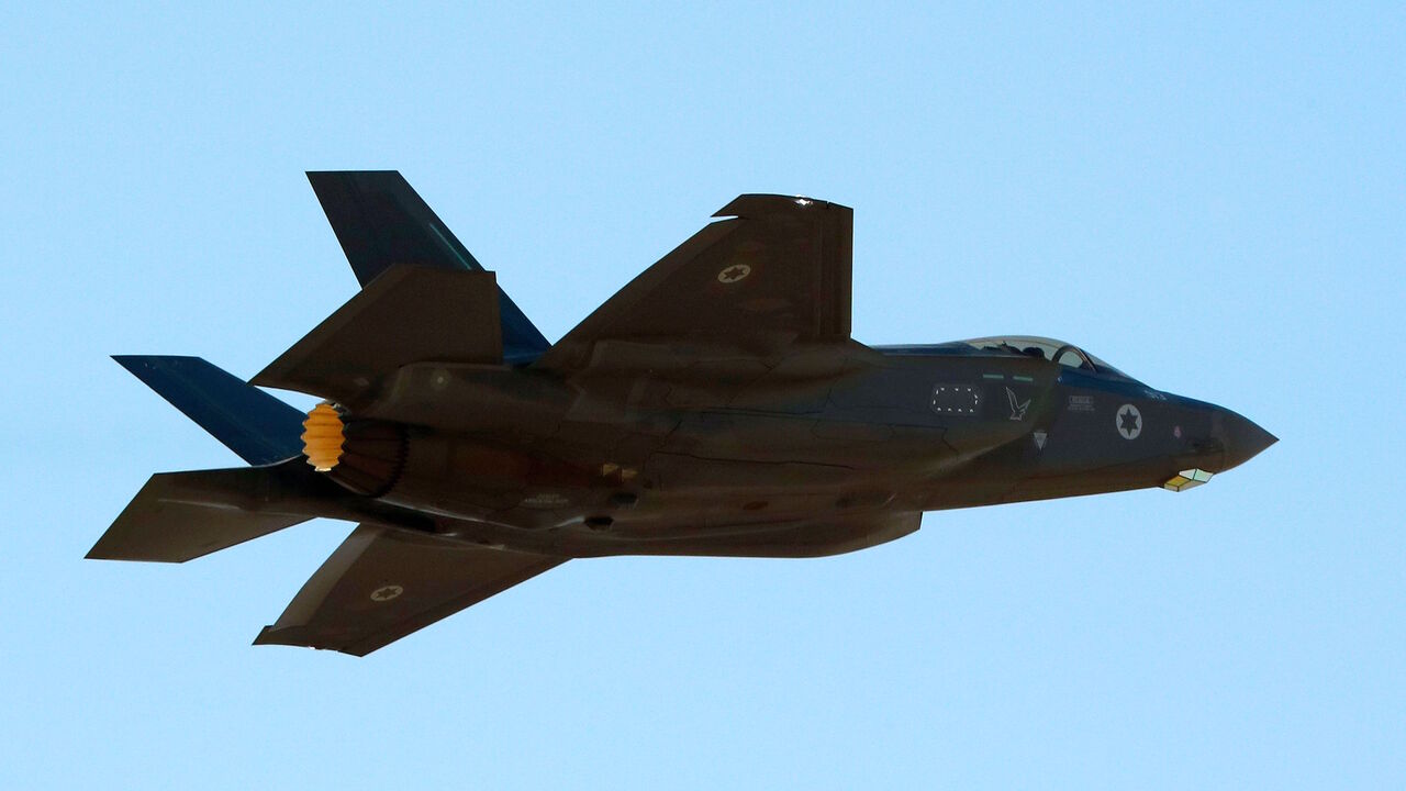 1181925741 An Israeli F35I fighter jet takes part in the "Blue Flag" multinational air defence exercise at the Ovda air force base, north of the Israeli city of Eilat, on November 11, 2019. (Photo by JACK GUEZ / AFP) (Photo by JACK GUEZ/AFP via Getty Images)