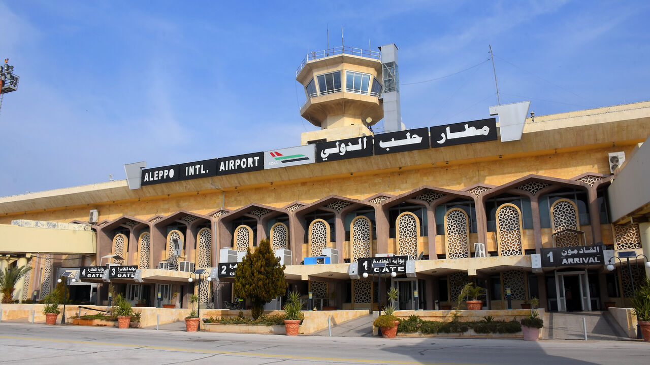 1201922022 A picture taken on February 19, 2020, shows a general view of the airport of the northern Syrian city of Aleppo upon the relaunch of commercial flights. (Photo by - / AFP) (Photo by -/AFP via Getty Images)