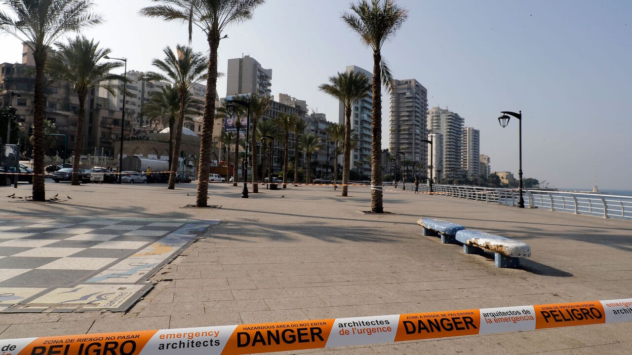 1230464719 The usually crowded seaside promenade is deserted, during a lockdown imposed by the authorities in a bid to slow the spread of the coronavirus, in the Lebanese capital Beirut, on January 7, 2021. - Since the start of the Covid-19 pandemic, Lebanon has recorded nearly 200,000 cases including 1,537 deaths, according to health ministry figures.
Health professionals have warned that the latest surge in cases risked causing catastrophe across Lebanon, which is already suffering from the aftermath of a devastati