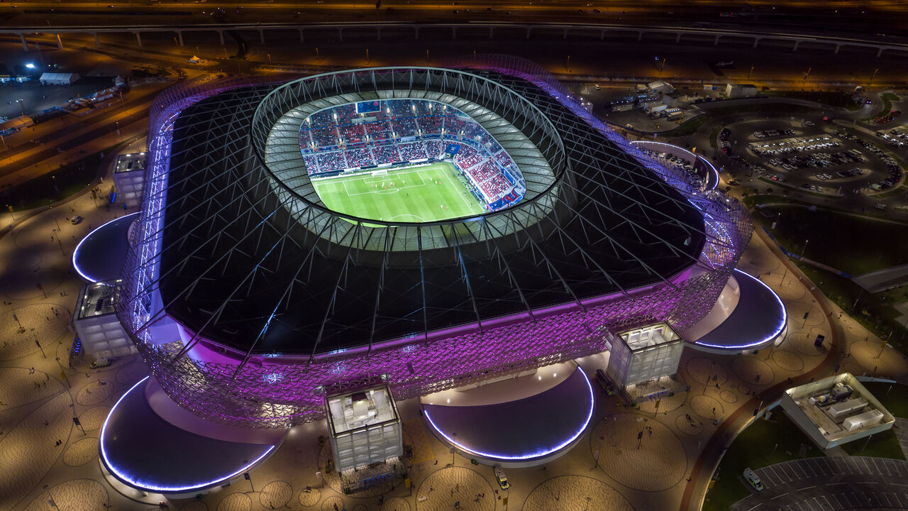 1292391536 DOHA, QATAR - DECEMBER 18: In this handout image provided by Qatar 2022/Supreme Committee, Qatar inaugurates fourth FIFA World Cup 2022 venue, Ahmad Bin Ali Stadium on December 18th, 2020 in Doha, Qatar. Qatar inaugurates fourth FIFA World Cup 2022™ venue, Ahmad Bin Ali Stadium, in front of 50% capacity crowd. The 40,000-capacity venue will host seven matches during Qatar 2022 up to the round-of-16 stage. Fans in attendance were required to show negative COVID-19 test results before entering the venue. (P