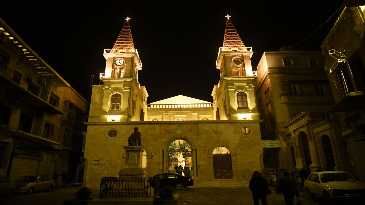 1230382475 This picture shows the Eastern Catholic Saint Elijah Cathedral, in the northern Syrian city of Aleppo, on January 1, 2021. (Photo by - / AFP) (Photo by -/AFP via Getty Images)