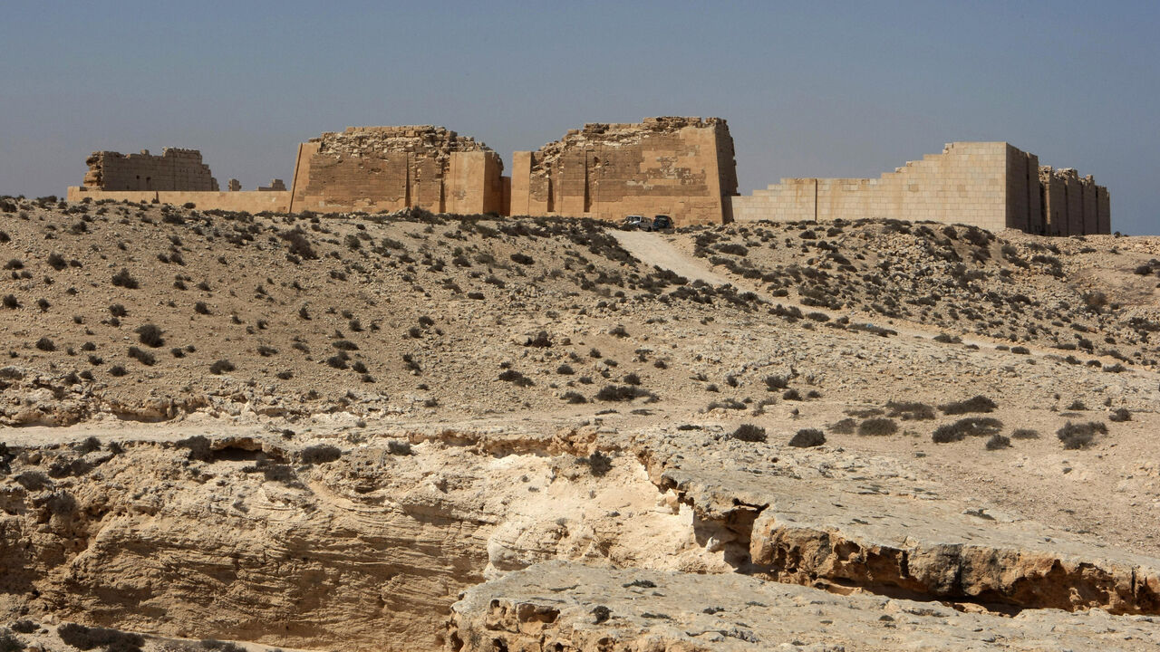86036241 A general view shows the temple of Tasposiris Magna, which was built in honour of the ancient Egyptian deity Isis in the Greco-Roman period, near Borg al-Arab, 50 kms (30 miles) west of Alexandria, on April 19, 2009. Archaeologists searching for the tomb of Marc Anthony and Cleopatra may be closer to locating the burial site of the legendary lovers, Egypt's antiquities council said. A team led by antiquities chief Zahi Hawass believes the tomb may be located in three possible sites near the temple and will