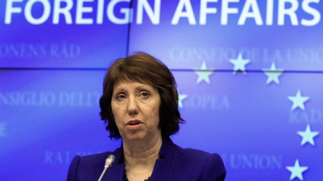 EU foreign policy chief Ashton holds a news conference after an European Union emergency foreign ministers meeting to discuss the crisis in Mali EU foreign policy chief Catherine Ashton holds a news conference after an European Union emergency foreign ministers meeting to discuss the crisis in Mali January 17, 2013. European Union states agreed on Thursday to send hundreds of military personnel to train Mali government forces in fighting Islamist rebels, whose campaign to impose Islamic law across north Africa is causing growing unease in Western capitals. REUTERS/Yves Herman (BELGIUM - Tags: POLITICS CONFLICT) - RTR3CKC1