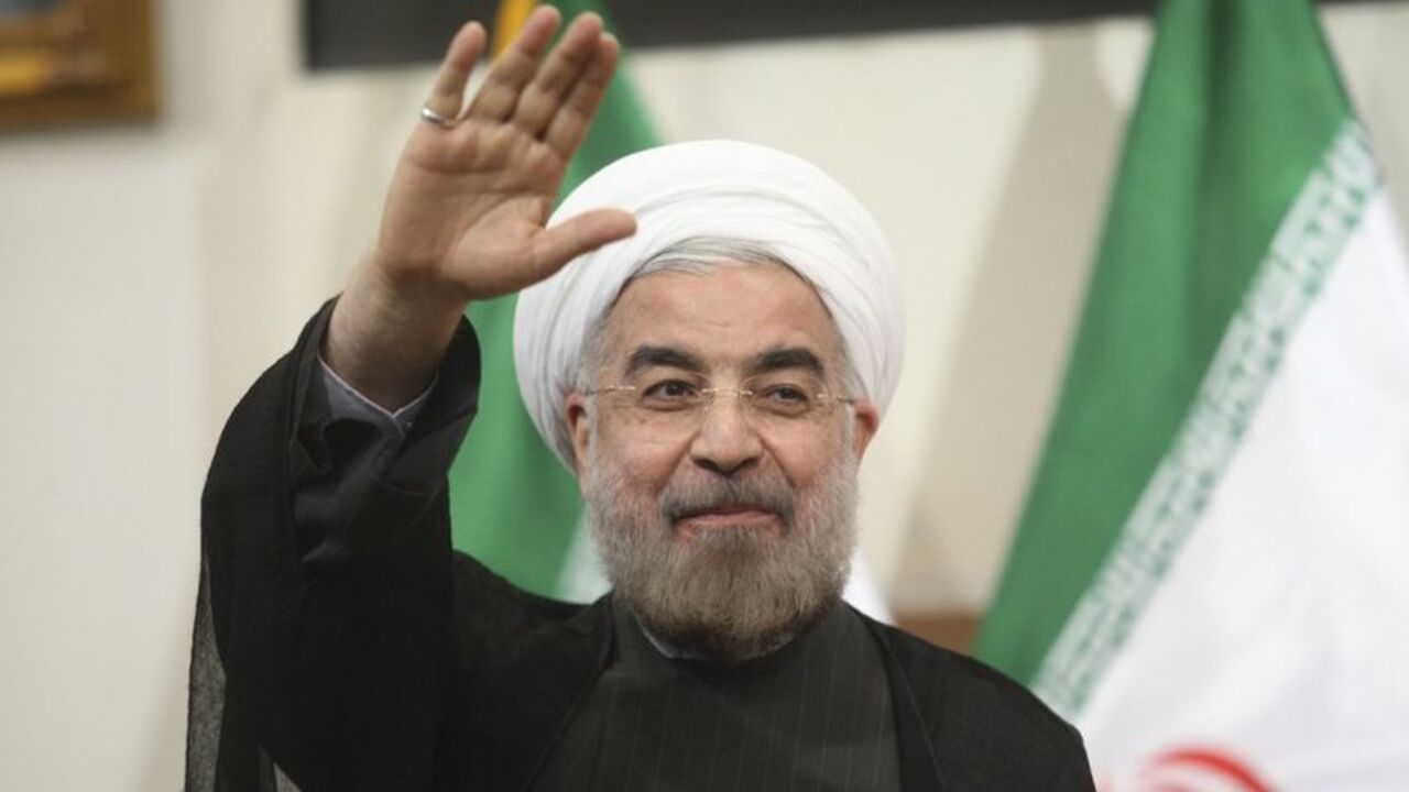 Iranian President-elect Hassan Rohani gestures to the media during a news conference in Tehran Iranian President-elect Hassan Rouhani gestures to the media during a news conference in Tehran June 17, 2013. REUTERS/Fars News/Majid Hagdost (IRAN - Tags: POLITICS PROFILE) ATTENTION EDITORS - THIS IMAGE WAS PROVIDED BY A THIRD PARTY. FOR EDITORIAL USE ONLY. NOT FOR SALE FOR MARKETING OR ADVERTISING CAMPAIGNS. THIS PICTURE IS DISTRIBUTED EXACTLY AS RECEIVED BY REUTERS, AS A SERVICE TO CLIENTS - RTX10QWD