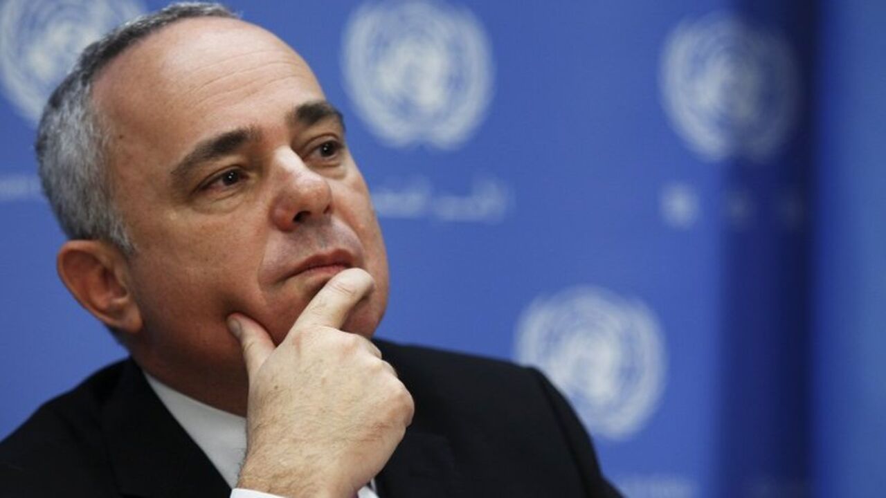 Minister of Strategic and Intelligence Affairs for International Relations of Israel Yuval Steinitz attends a news conference after a meeting of the Ad Hoc Liaison Committee during the 68th United Nations General Assembly at U.N. headquarters in New York Minister of Strategic and Intelligence Affairs for International Relations of Israel Yuval Steinitz attends a news conference after a meeting of the Ad Hoc Liaison Committee during the 68th United Nations General Assembly at U.N. headquarters in New York September 25, 2013. REUTERS/Eduardo Munoz (UNITED STATES - Tags: POLITICS) - RTX13ZWY