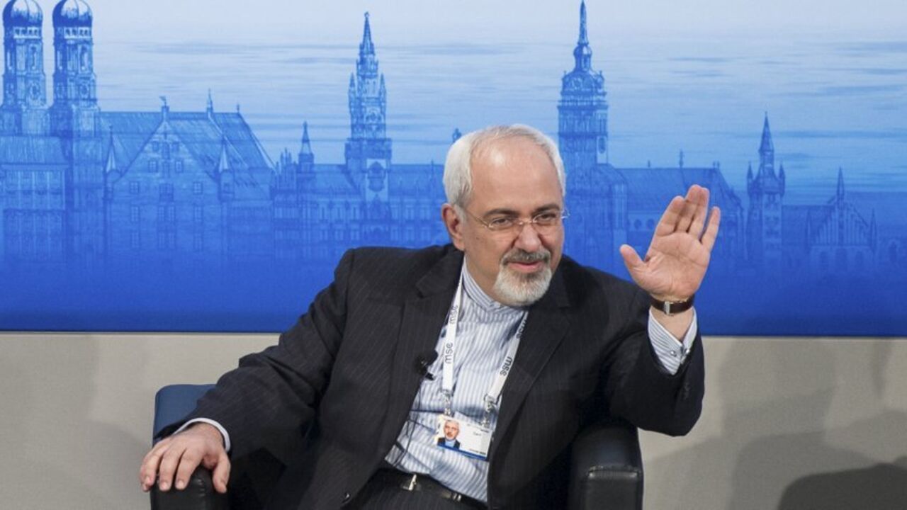 Iran's Foreign Minister Mohammad Javad Zarif attends the annual Munich Security Conference Iran's Foreign Minister Mohammad Javad Zarif attends the annual Munich Security Conference February 2, 2014. REUTERS/Lukas Barth (GERMANY - Tags: POLITICS) - RTX184O0