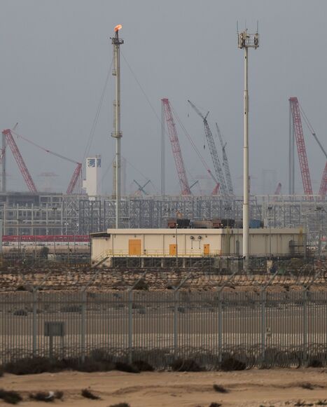  picture of Qatar Energy's operating facilities on March 3, 2026, in Ras Laffan Industrial City, Qatar. 