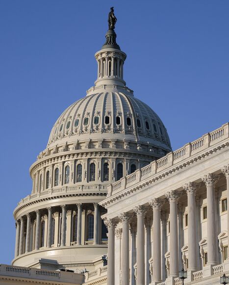 The US Capitol building is shown on April 20, 2026, in Washington.