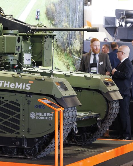 Illustration picture taken during the Eurosatory Defense and Security fair in Paris, France ,on June 15, 2026.