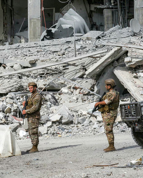 Lebanese army forces deploy in the village of Bir al-Salasel in southern Lebanon on June 15, 2026. Iran's foreign ministry on June 15 said the US must ensure that Israel commits to stopping the war in Lebanon under a deal agreed upon with the US to end the Middle East war. Lebanon was pulled into the conflict in early March when Iran-backed militant group Hezbollah launched rocket attacks on Israel in retaliation for the killing of Iran's supreme leader, prompting Israeli strikes and a ground invasion. (Pho