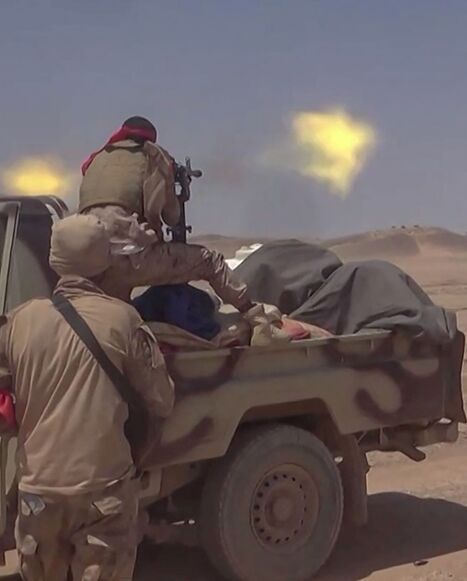 Saudi-backed Yemeni government fighters