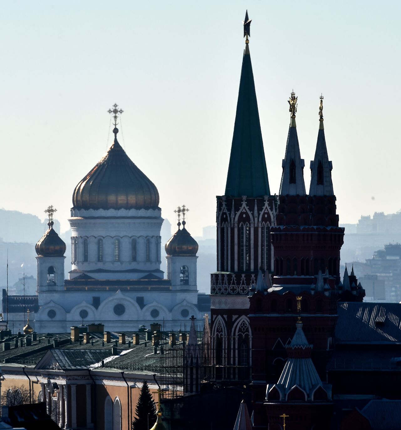 City scape of Moscow, Russian capital.