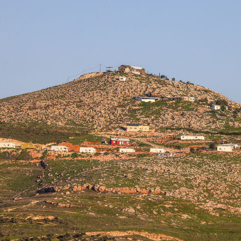 This picture shows a view of the West Bank settlement of Har Bracha near the occupied West Bank city of Nablus on January 22, 2024. (Photo by Jaafar ASHTIYEH / AFP) (Photo by JAAFAR ASHTIYEH/AFP via Getty Images)