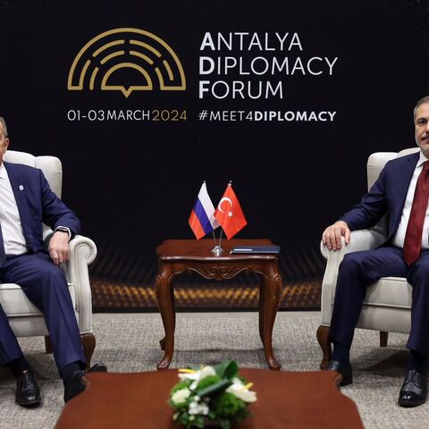 Minister of Foreign Affairs Hakan Fidan met with Sergey Lavrov, minister of foreign affairs of Russia, on the margins of Antalya Diplomacy Forum.