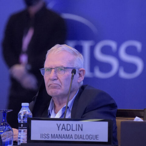 Retired Israeli general and Executive Director of Tel Aviv University's Institute for National Security Studies Amos Yadlin attends a session at the Manama Dialogue security conference, Manama, Bahrain, Dec. 5, 2020.