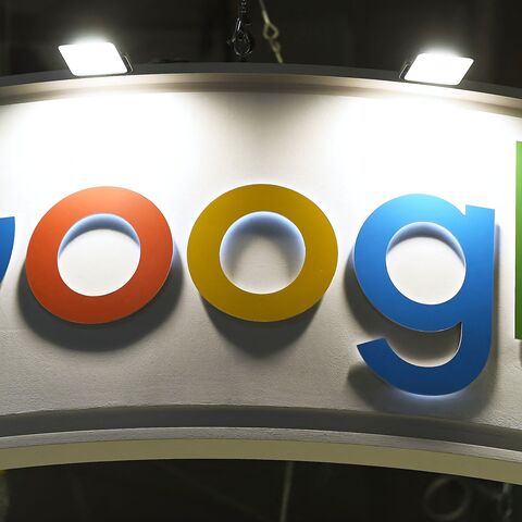 The logo of the internet giant Google.
