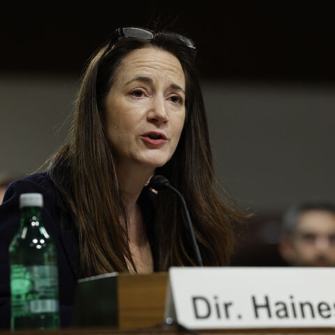 WASHINGTON, DC - MAY 04: Director of National Intelligence Avril Haines speaks during a hearing with the Senate Armed Services Committee on May 04, 2023 in Washington, DC. Haines testified alongside Defense Intelligence Agency Director Lt. Gen. Scott Berrier and took questions on the intelligence communities annual threat assessment. (Photo by Anna Moneymaker/Getty Images)