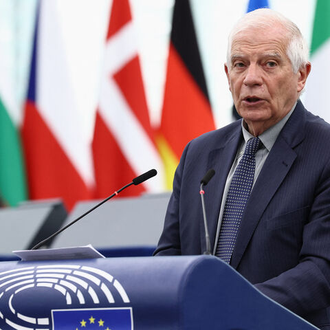 European Union High Representative for Foreign Affairs and Security Policy Josep Borrell attends a debate on Iran's unprecedented attack against Israel, the need for de-escalation and an EU response, as part of a plenary session at the European Parliament, Strasbourg, France, April 24, 2024.