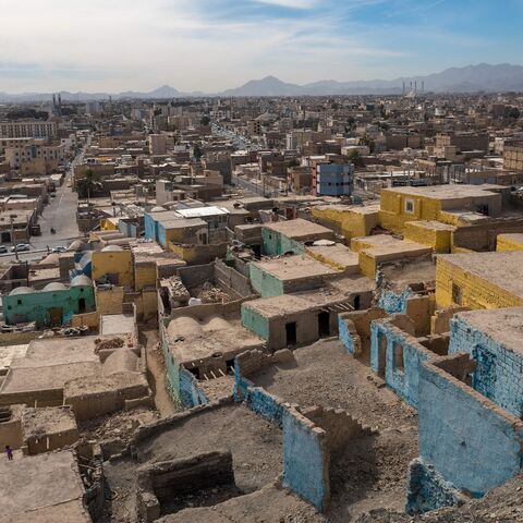 A view of Zahedan from ShirAbad neighbourhood in Sistan and Baluchestan, Iran, on Dec. 3, 2018.