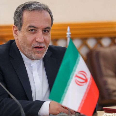 Iranian Foreign Minister Abbas Araghchi looks on during a meeting between the top diplomats of Iraq, Syria and Iran at the Iraqi Foreign Ministry, in Baghdad, on Dec. 6, 2024. 