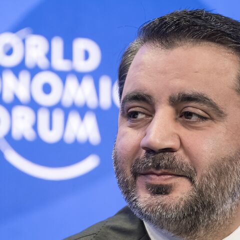 Syria's Foreign Minister Asaad al-Shibani looks on during a session as part of the World Economic Forum annual meeting in Davos, on Jan. 23, 2025.