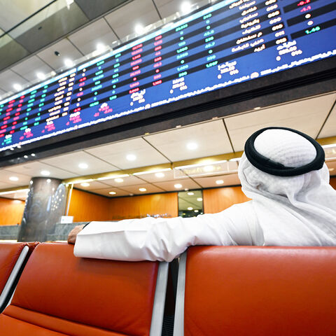 TOPSHOT - Kuwaiti traders follow the stock market activity at Boursa Kuwait, in Kuwait City on April 7, 2025. According to official news agencies, Kuwait's primary index fell 5.7 percent, the Qatari stock exchange was down 4.2 percent, and in Oman, the Muscat stock market closed with a 2.6-percent decline. Under Trump's policy, goods from Saudi Arabia, Kuwait, Qatar, Oman and the United Arab Emirates will be subject to a 10-percent "baseline" tariff. The uncertainty over trade and manufacturing has helped t