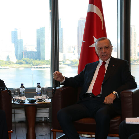 President Recep Tayyip Erdoğan received Israeli Prime Minister Benjamin Netanyahu at the Turkish House.