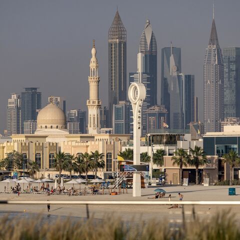 A view of the Dubai skyline, May 12, 2025.