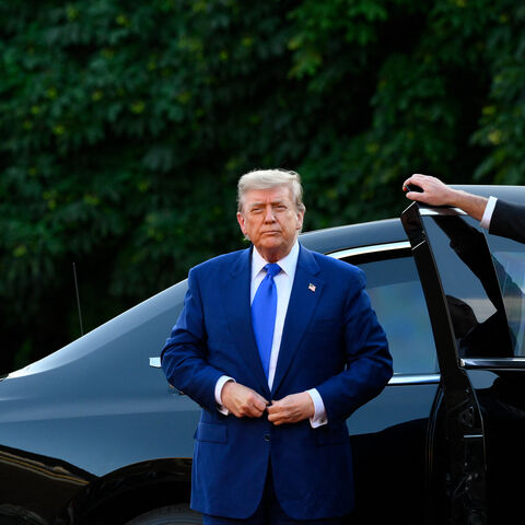 US President Donald Trump arrives for a social dinner at the 'Huis ten Bosch' Royal Palace during a North Atlantic Treaty Organization (NATO) Heads of State and Government summit in The Hague, on June 24, 2025. NATO leaders hold a two-day summit on June 24 and 25 in The Hague. (Photo by JOHN THYS / AFP) (Photo by JOHN THYS/AFP via Getty Images)