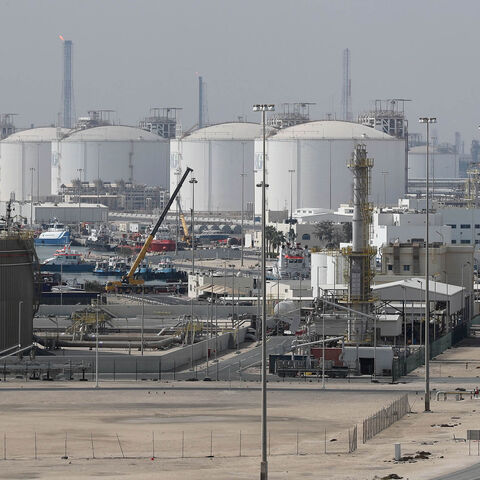 This photo shows Ras Laffan Industrial City, Qatar's principal site for production of liquefied natural gas and gas-to-liquid, administrated by Qatar Petroleum, some 80 kilometers (50 miles) north of the capital, Doha, Qatar, Feb. 6, 2017.