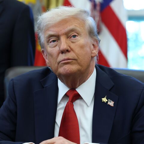 US President Donald Trump speaks in the Oval Office at the White House on Oct. 6, 2025, in Washington.