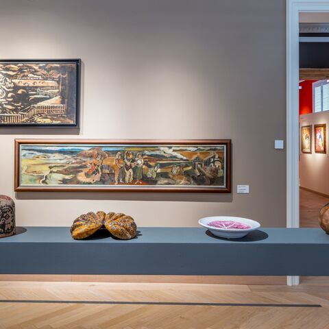 The works of Bedri Rahmi Eyubo IsBank Painting and Sculpture Museum glu at IsBank Painting and Sculpture Museum (Isbank)