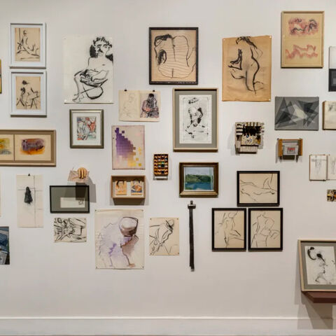 WALL: Ipek Duben's works at Galerist (Photo, courtesy of Gallerist). 