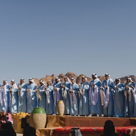 A winter solstice celebration during Winter at Tantoura 2024. (Royal Commission for AlUla)