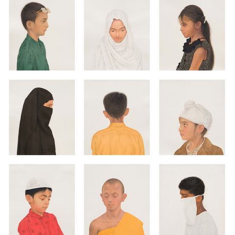 Ali Kazim. Untitled from “Children of Faith" series. 2024-2025. (Courtesy of the artist and Ishara Art Foundation) 