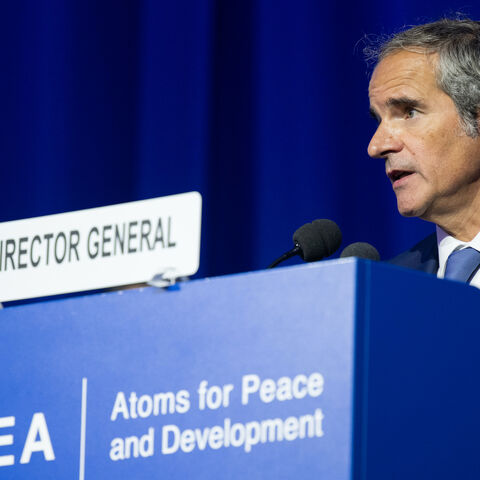 Rafael Grossi, Director General of the IAEA, speaks during the 69th annual International Atomic Energy Agency (IAEA) general conference on Sept. 15, 2025 in Vienna, Austria.