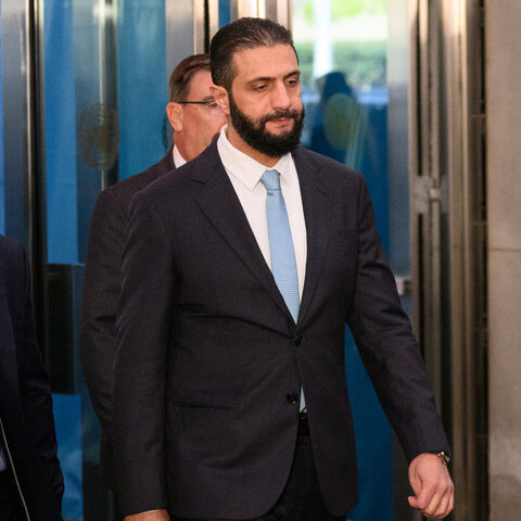 President of Syria Ahmed al-Shara arrives for the 80th session of the UN’s General Assembly (UNGA) at UN Headquarters on Sept. 23, 2025 in New York City. — Alexi J. Rosenfeld/Getty Images